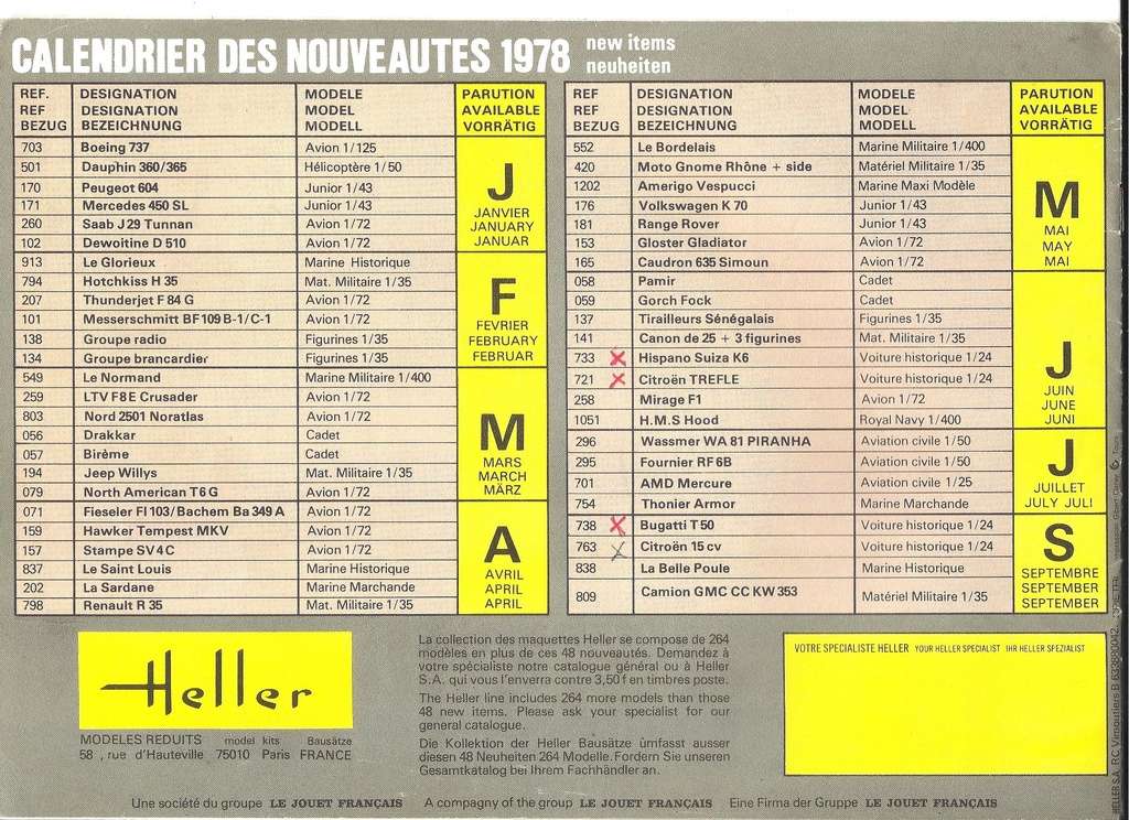 [1978] Catalogue nouveautés 1978 Helle116