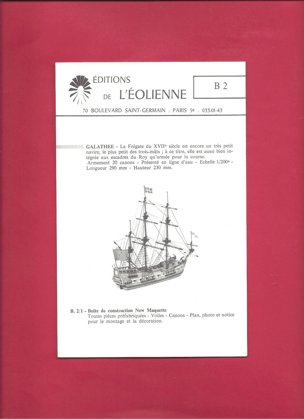 [EDITION L EOLIENNE 196.] Catalogue modélisme naval 196. L_eoli52