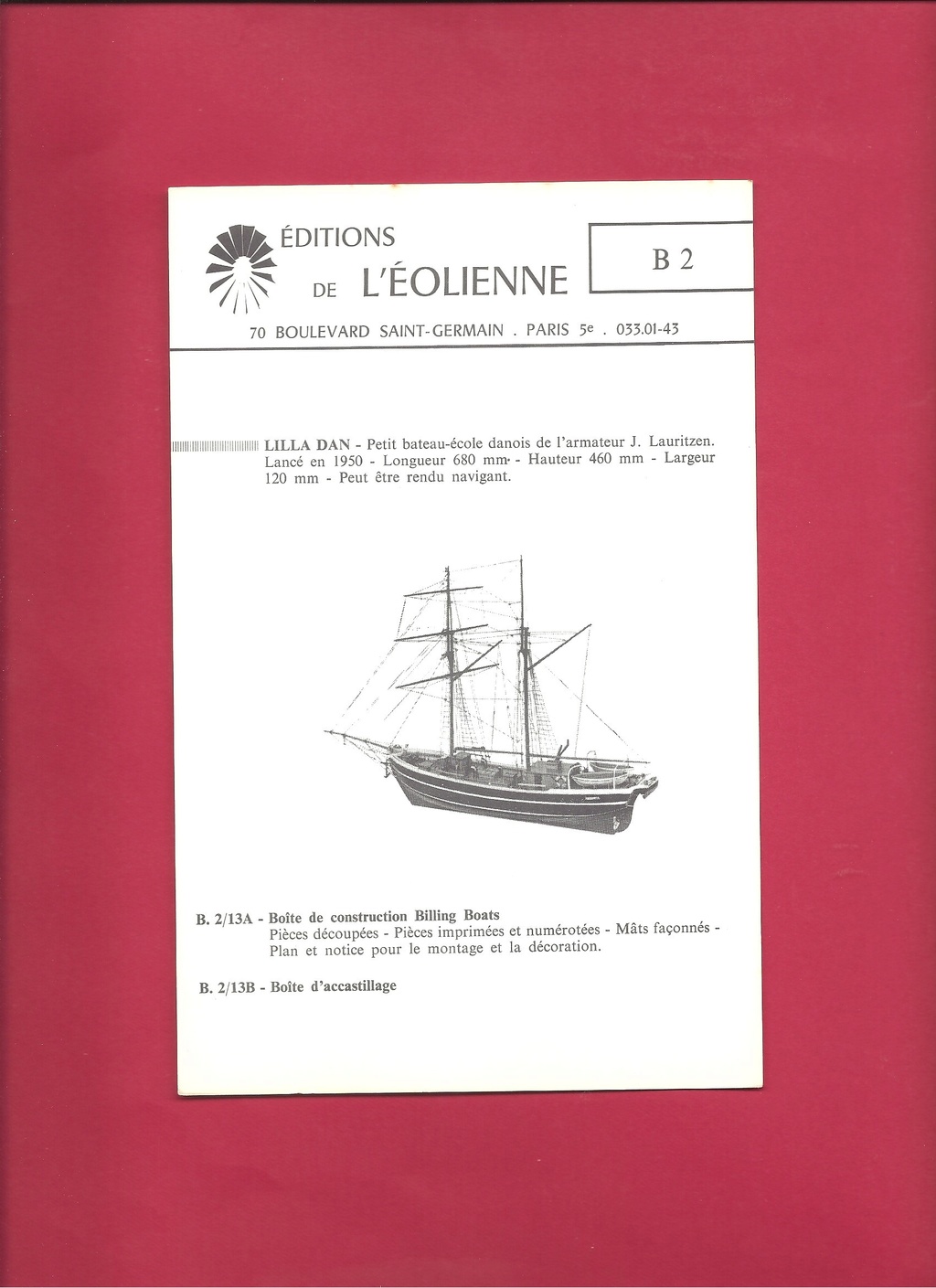 [EDITION L EOLIENNE 196.] Catalogue modélisme naval 196. L_eoli60