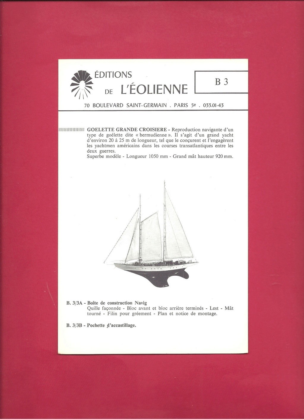 [EDITION L EOLIENNE 196.] Catalogue modélisme naval 196. L_eoli67