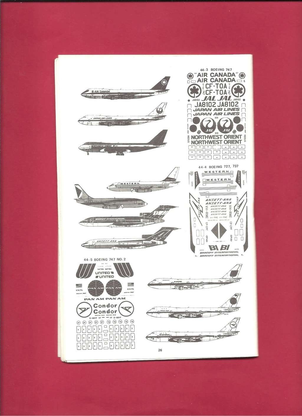 [MICROSCALE DECAL 197.] Catalogue aviation 197. Micro_49