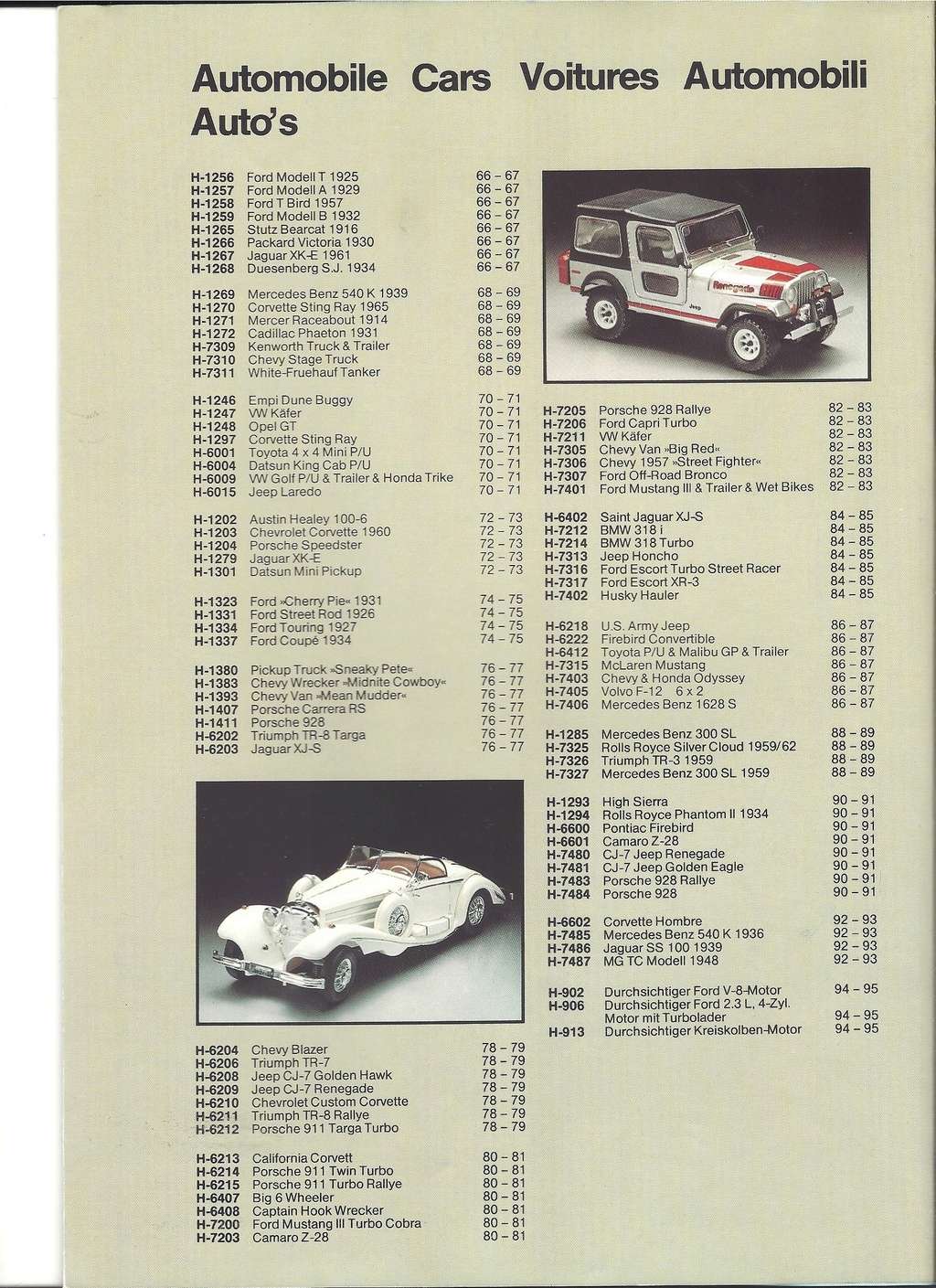 [REVELL 1983] Catalogue 1983 Reve1098