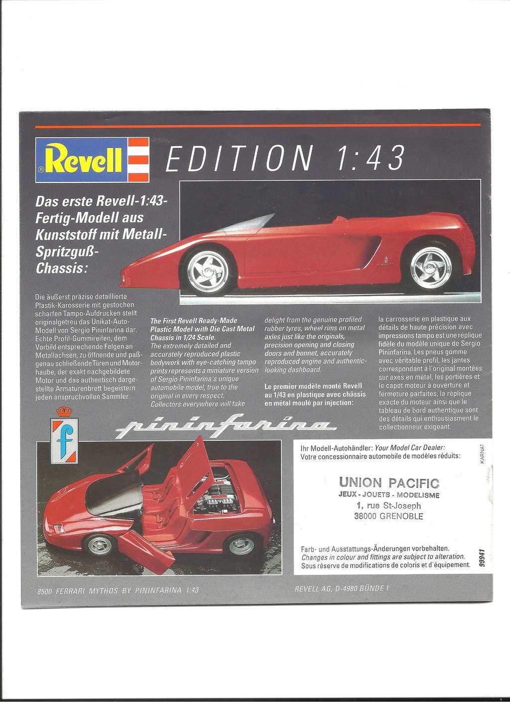 [REVELL 1992] Catalogue METAL miniatures 1992 Reve1260