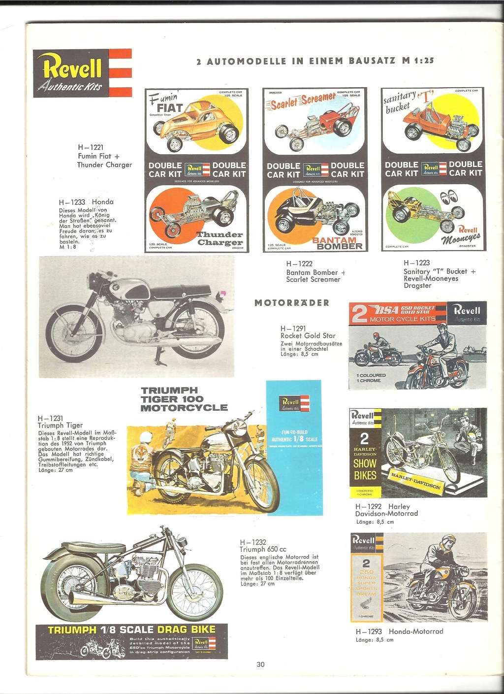 [REVELL 1966] Catalogue 1966 Revel400