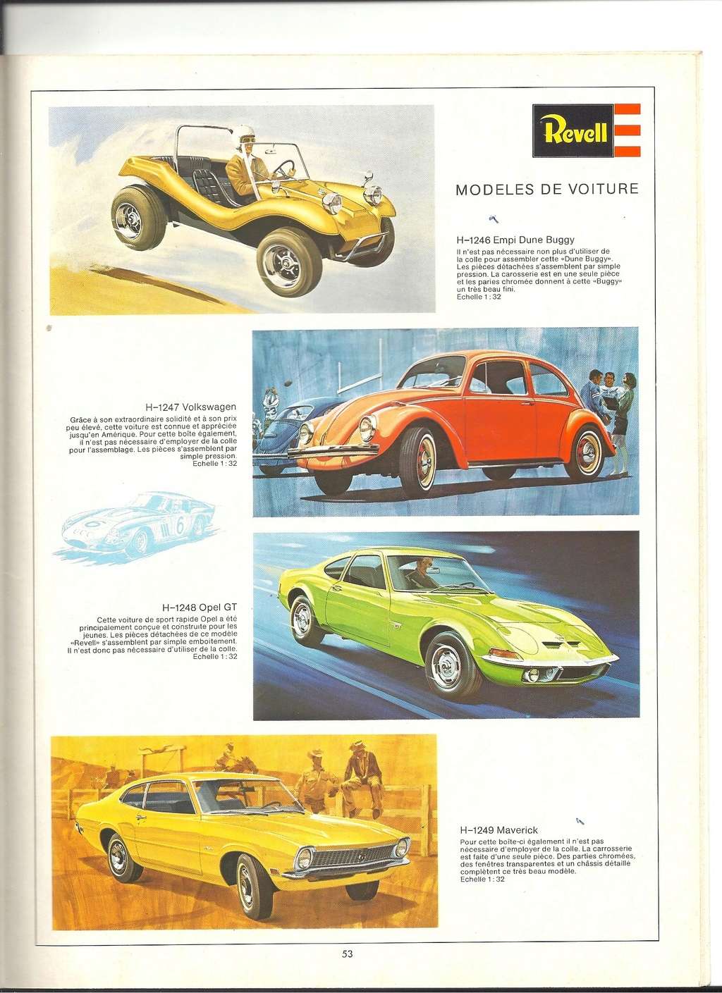 [REVELL 1972] Catalogue 1972  Revel629