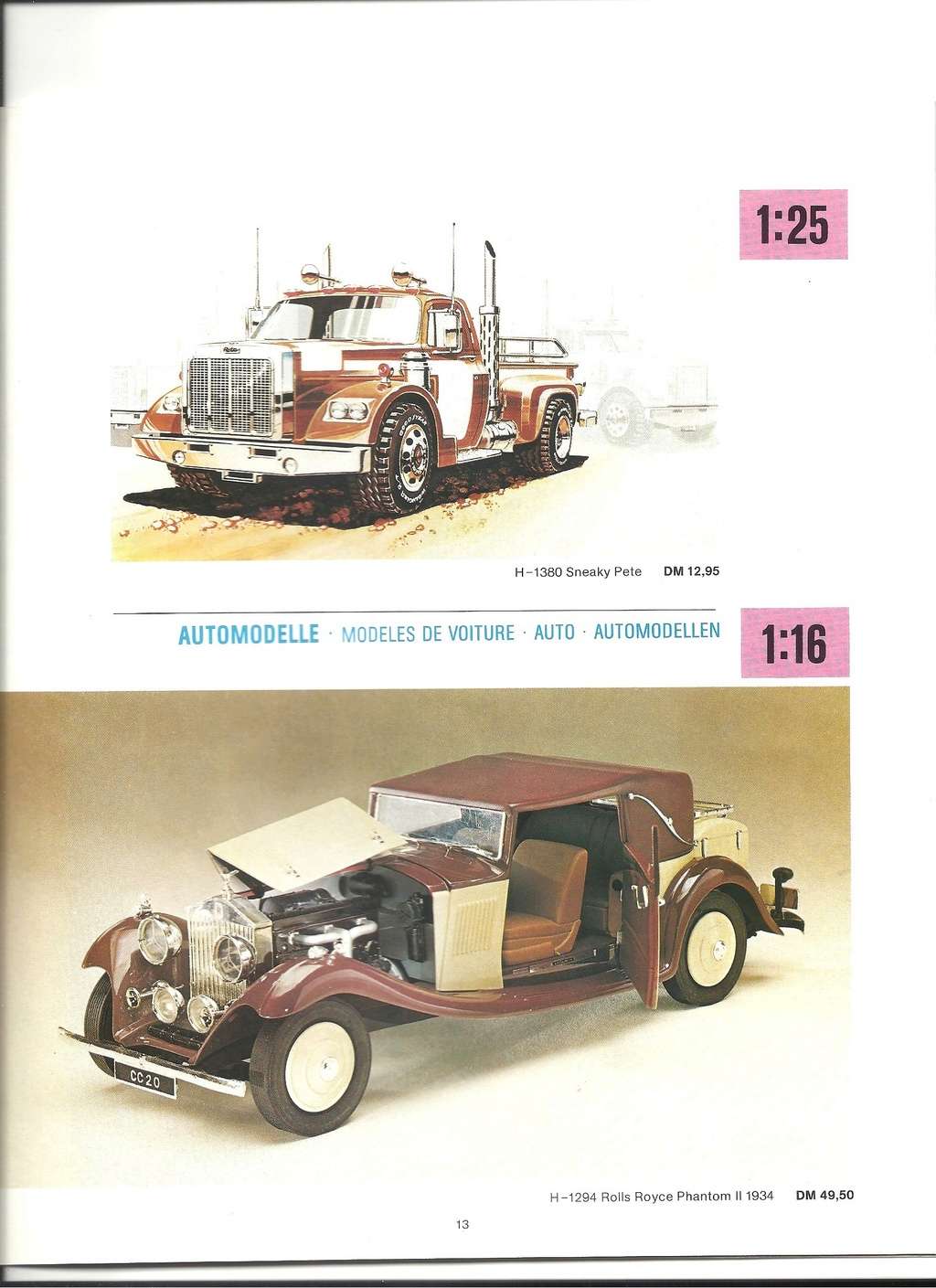 [REVELL 1978] Catalogue nouveautés 1978 Revel716