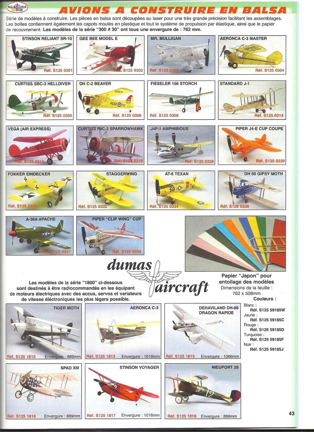 [SCIENTIFIC MHD 2015] Catalogue avions, hélicos, drones et bateaux RC 2015  Scien201