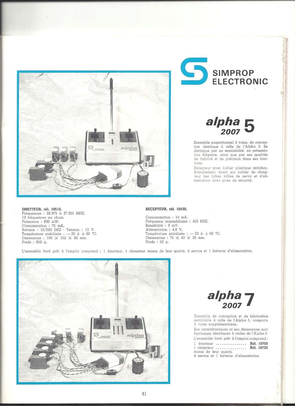 [SCIENTIFIC FRANCE 1970] Catalogue 1970  Scien267