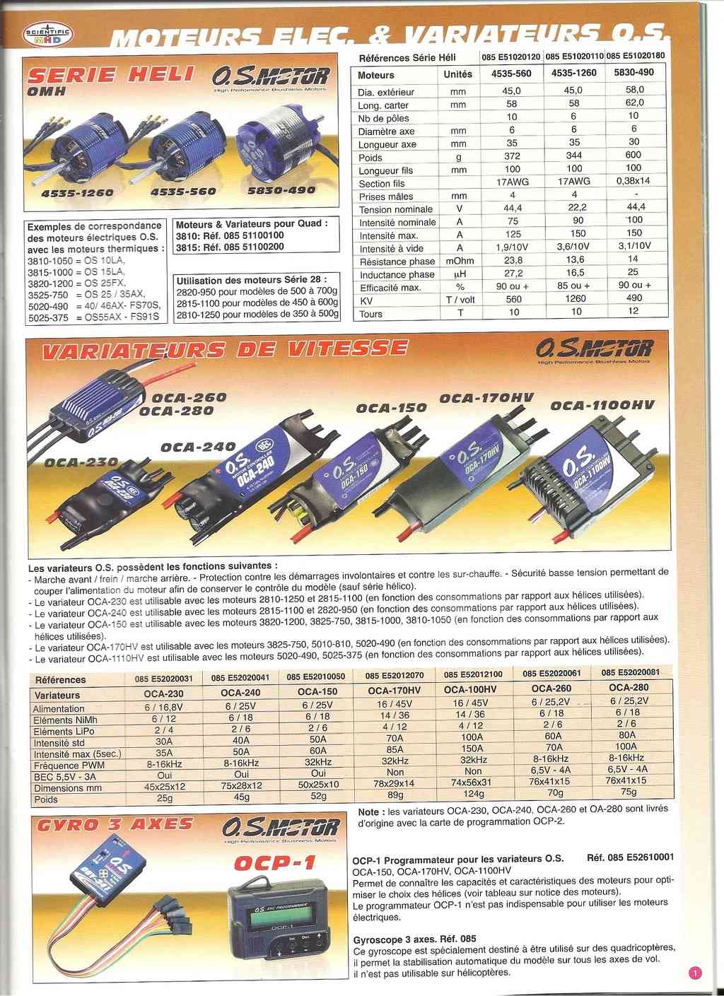 [SCIENTIFIC MHD 2015] Catalogue moteurs & accessoires 2015 Scient75