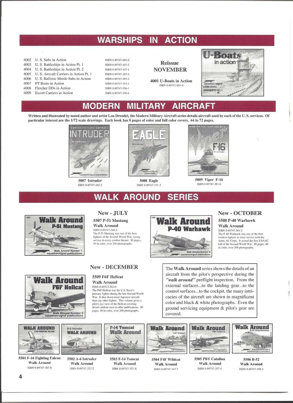 [SQUADRON/ SIGNAL PUBLICATIONS 1996] Catalogue 1996 Squadr24