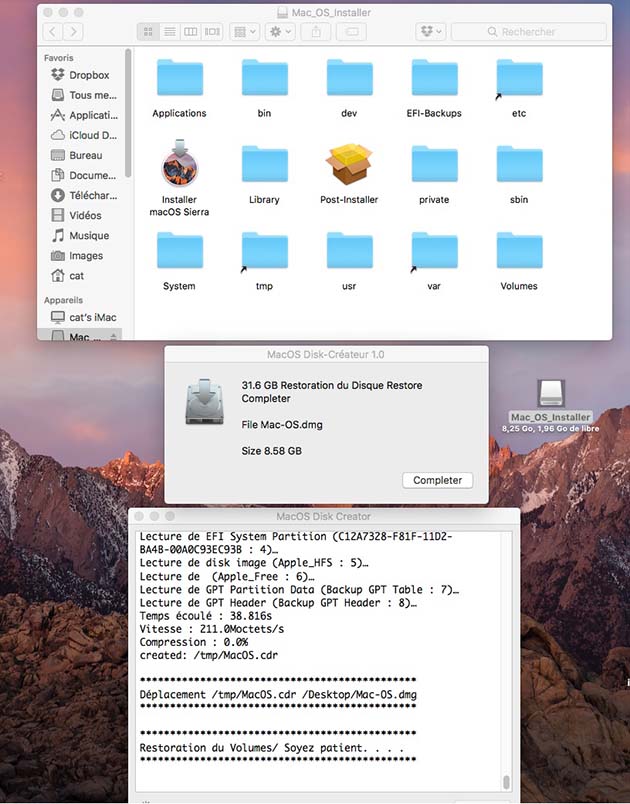 MacOS Disk Créateur 210