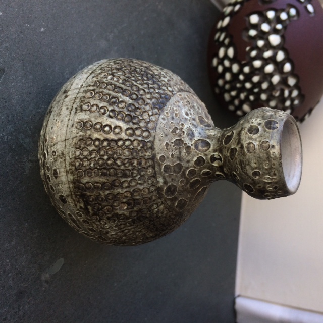 Small lava glaze 'Gourd' vase - Briglin?  Img_4013