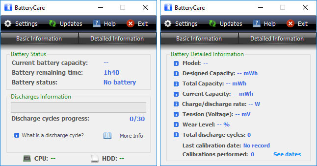 BatteryCare 0.9.36.1 - Bελτιώστε την ζωή της μπαταρίας του λάπτοπ σας και δείτε πληροφορίες!  14959010
