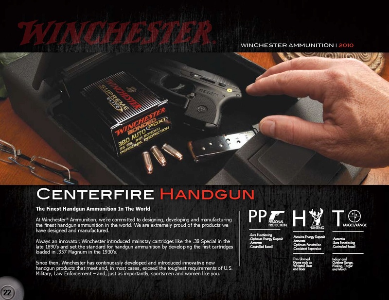 Winchester Catalogue 2010 Munitions Winch170