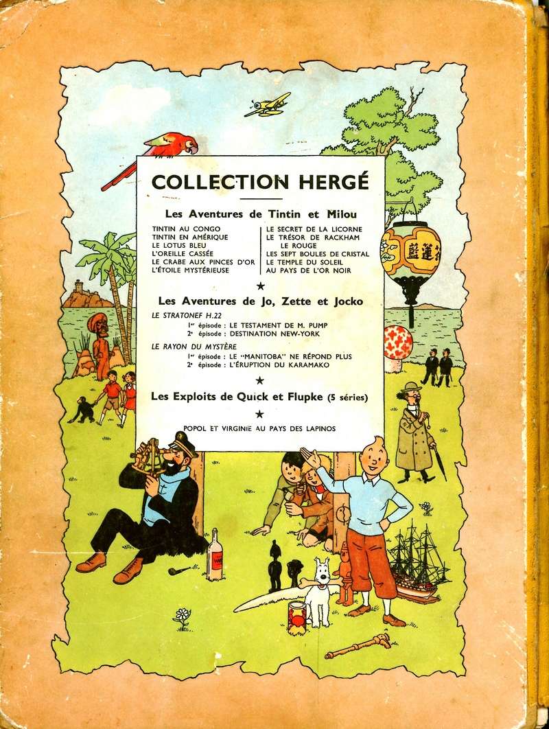 La grande histoire des aventures de Tintin. - Page 19 Scan1711