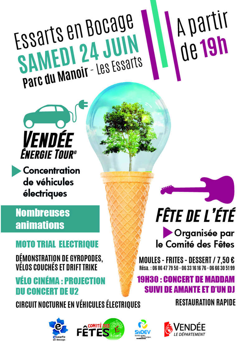 Le Vendée Énergie Tour s'associe à la fête de l'été d'Essarts en Bocage Affich13