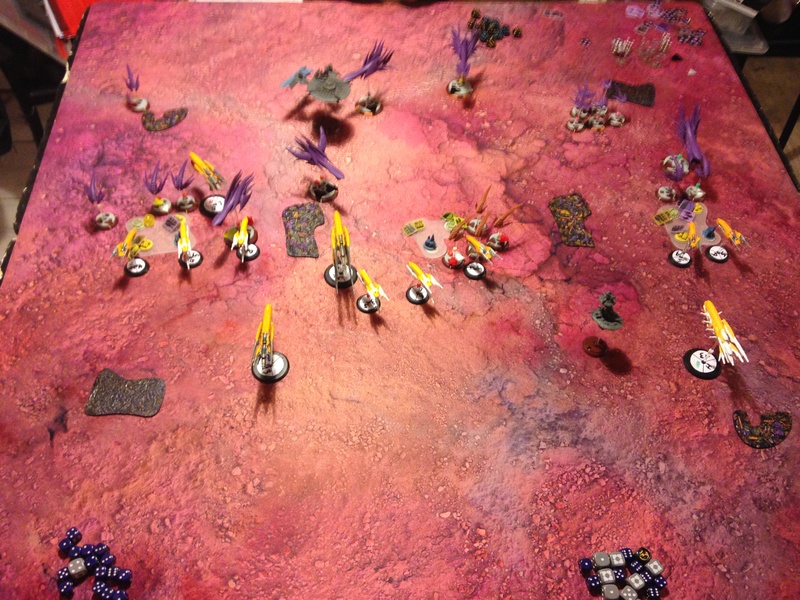 PHR VS The Scourge 1250 pts (toujours et encore): Scenario maison Fichie44