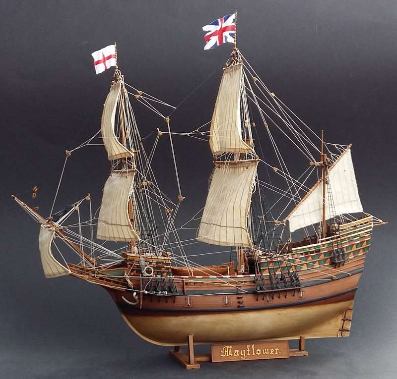 Mayflower Pilgrim-Ship, Revell 1/83 Comp_213