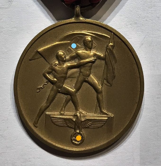 Médaille commémorant le 1er octobre 1938  93be9f10