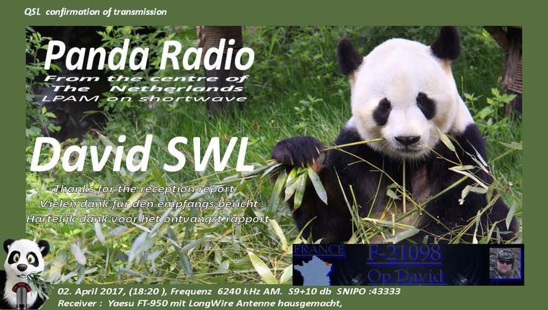 eQSL de PANDA radio 02-04-10