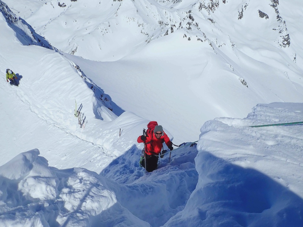 RAID EN OTZTAL J7 LA HOCHVERNAGTSPITZE 3535 M + LE HINTERGRASLJOCH 3312 M P818