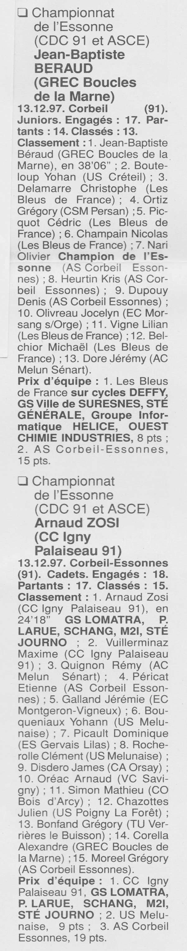  Coureurs et Clubs de Octobre 1996 à décembre 1999 - Page 14 00126