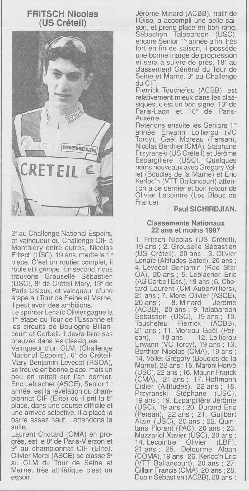  Coureurs et Clubs de Octobre 1996 à décembre 1999 - Page 14 00224