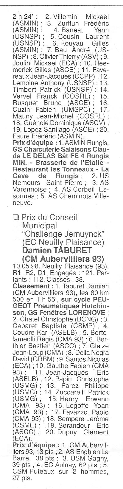  Coureurs et Clubs de Octobre 1996 à décembre 1999 - Page 19 00329