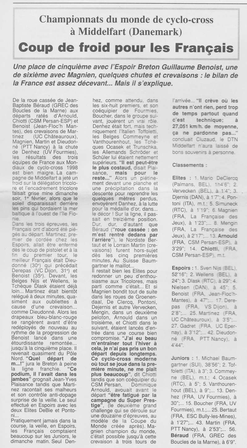  Coureurs et Clubs de Octobre 1996 à décembre 1999 - Page 14 00422