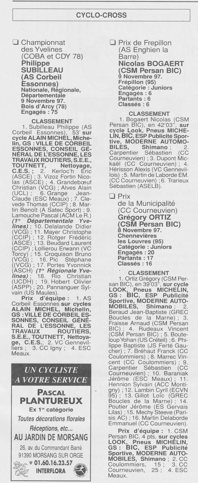  Coureurs et Clubs de Octobre 1996 à décembre 1999 - Page 14 00820