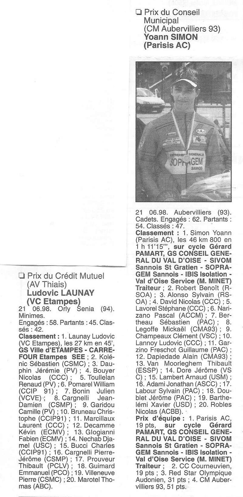  Coureurs et Clubs de Octobre 1996 à décembre 1999 - Page 21 02125