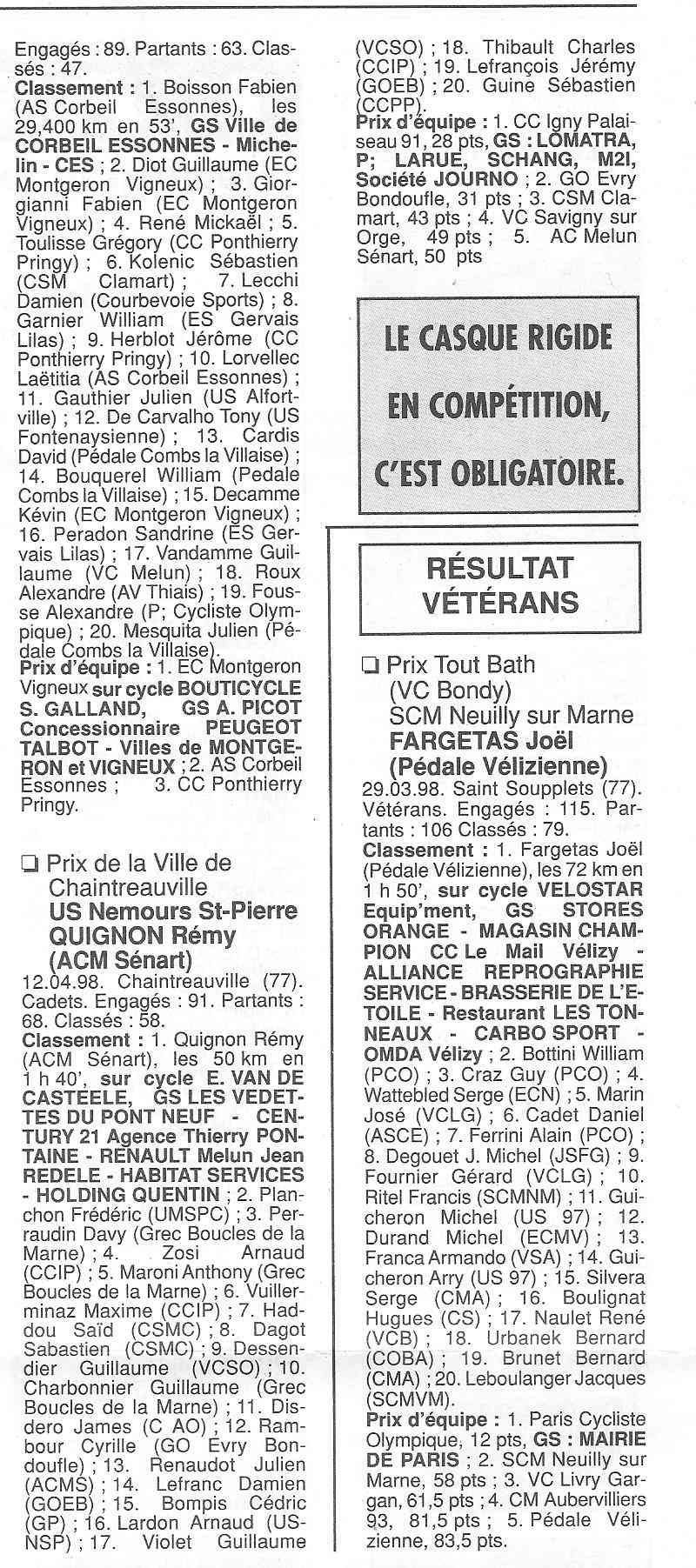  Coureurs et Clubs de Octobre 1996 à décembre 1999 - Page 17 03312