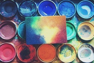 Le temps de prendre ma palette de couleur et j'entre dans ton coeur... | Zoey Bensan Kskd10
