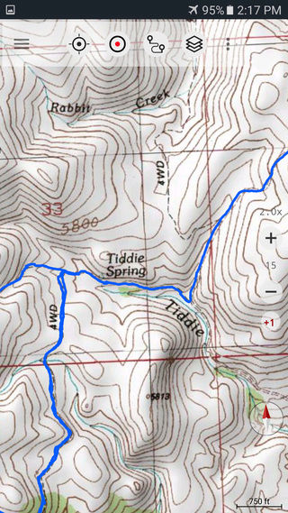 Trail map tracking app Map0111