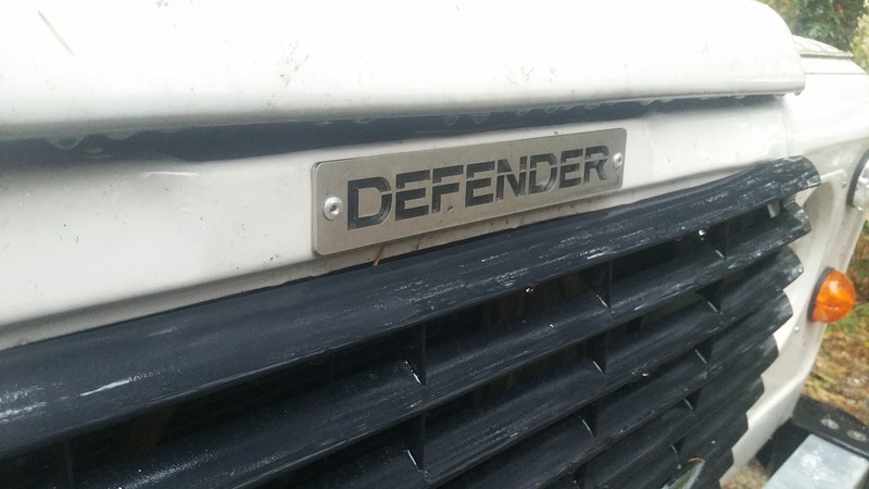 Logo de calandre Land Rover Defender  Inox 20161110