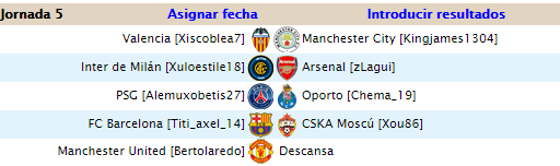 [CHAMPIONS LEAGUE] JORNADA 5 Captur35