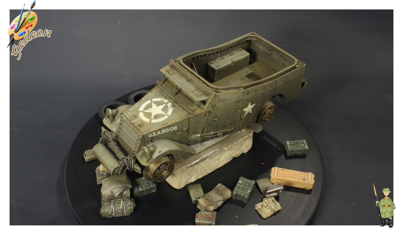 U.S. M3A1 « White scout Car » 1/35 de la marque HobbyBoss M3a1_p16