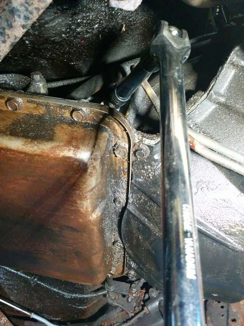 Dropping the transmission to change oil cooler line? Img_2016