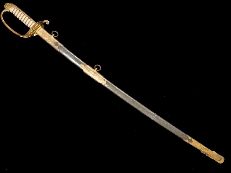 Épée d'officier de la marine Japonaise S-l16140