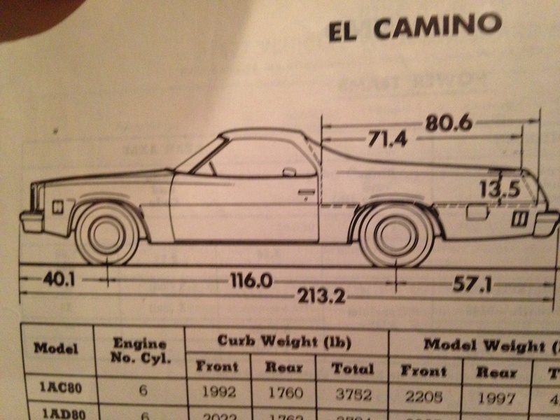 73 El Camino in Sweden -- please help with front bumper to rear tire distance Img_2324