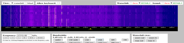 Ecoute - WebSDR 11m + bande déca. (SWL) Websdr11
