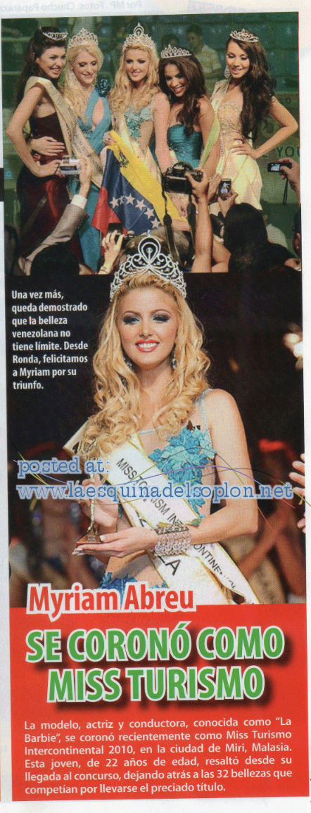 myriam abreu, miss turismo intercontinental 2010. - Página 2 Imagen16