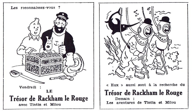 La grande histoire des aventures de Tintin. - Page 19 Annonc10
