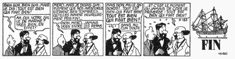 La grande histoire des aventures de Tintin. - Page 19 Dernie10