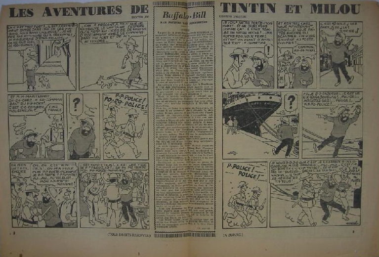 La grande histoire des aventures de Tintin. - Page 24 P110