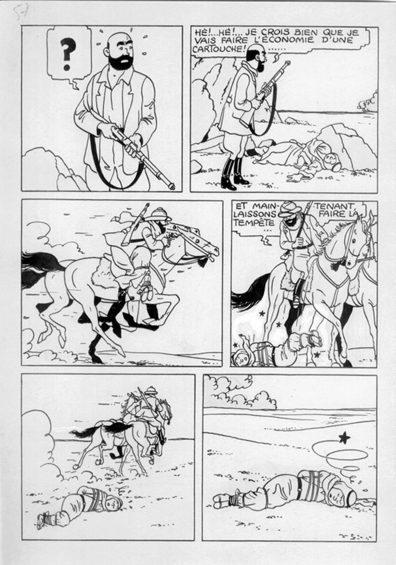 La grande histoire des aventures de Tintin. - Page 13 Page5711