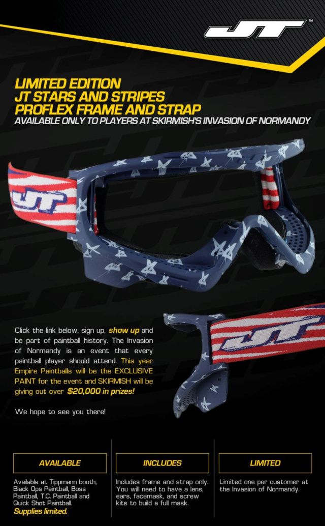 JT Proflex Frame Stars & Stripes Edition Limitée 22fram10