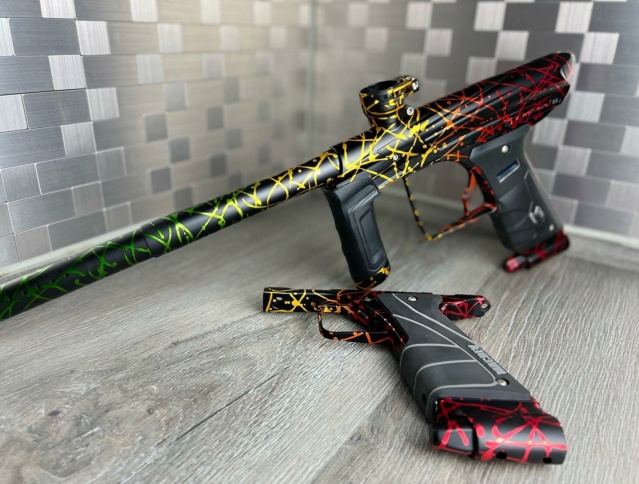 Immortal Air Prime XDR Noir Splash Vert Jaune fade Orange Rouge 22prim13