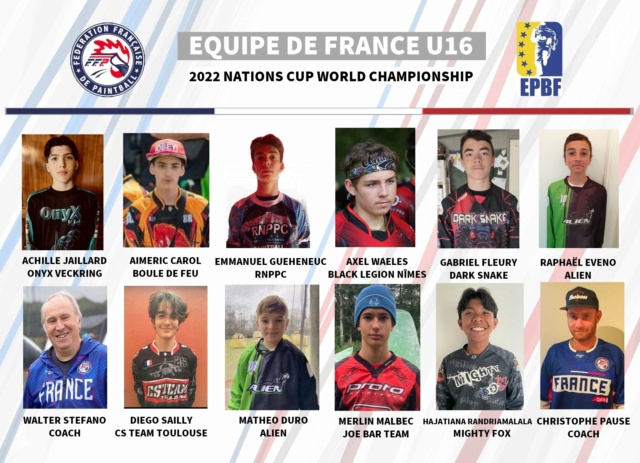 UPBF / FFP: Coupe des Nations Roster u16 France 22upbf10