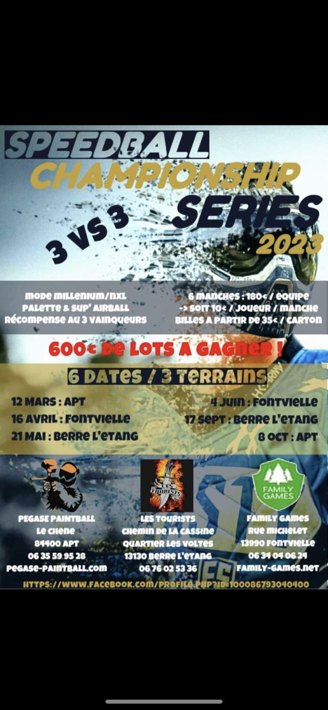 Speedball Championship Series 2023 / 3M (France / 84/13) 23031210